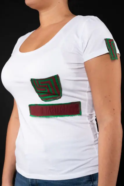 T-shirt blanc femme, taille M