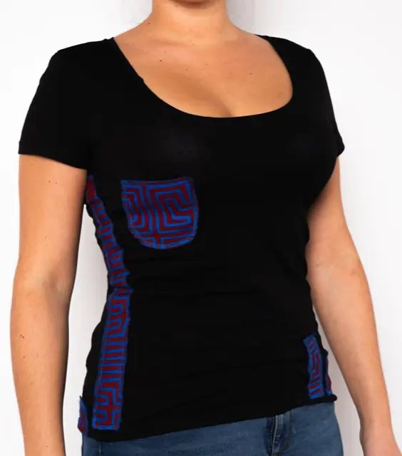 T-shirt noir femme, taille M