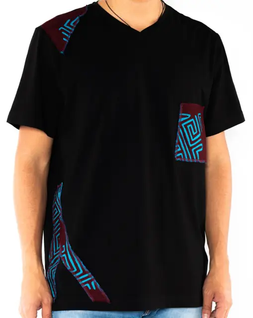 T-shirt noir homme, taille L